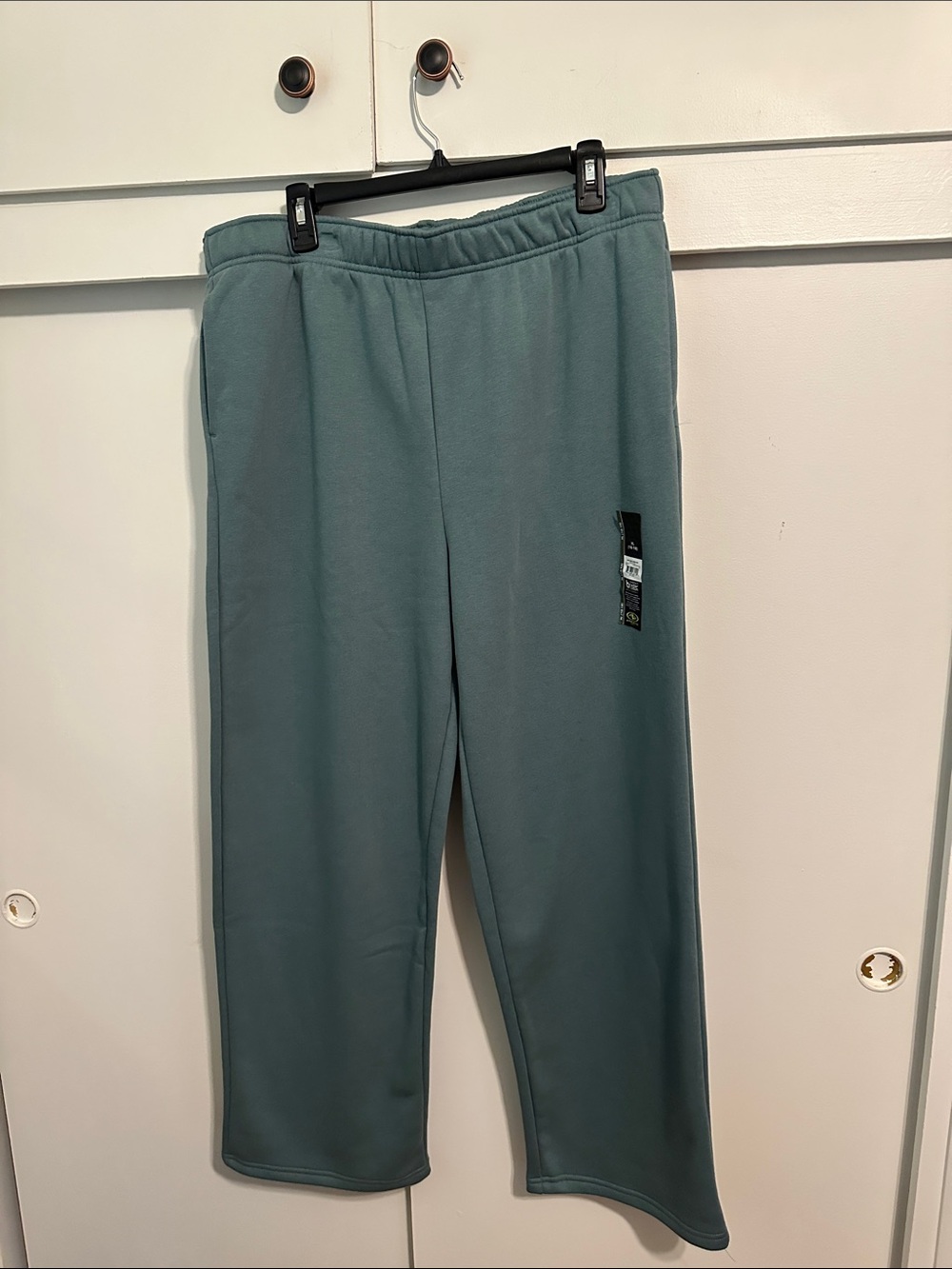 NEW Teal Green Cozy Fleece Sweatpants